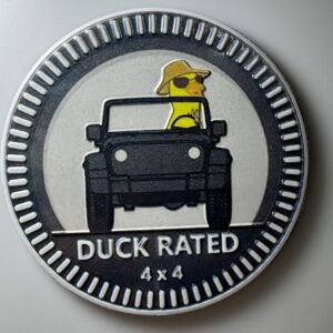 Duck Rated Badge Behind the Wheel