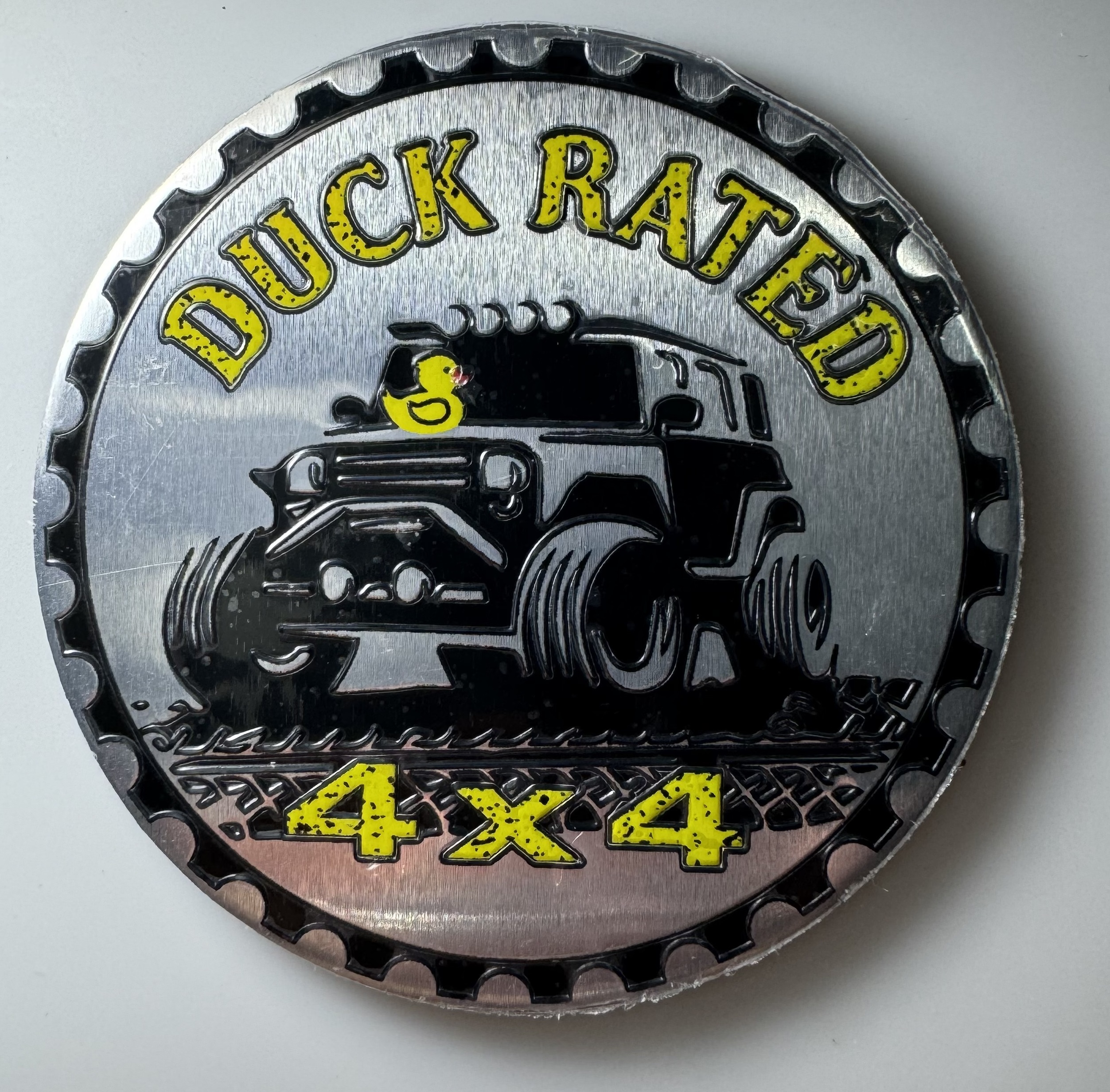 Duck Rated Badge Duck on Board