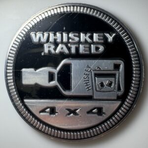 Whiskey Rated Badge